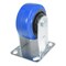 Vestil Elastic Rubber Rigid Caster 4 In. Diameter x 2 In. Width 550 Lb. Capacity Blue/Black CST-BB-4X2ER-R - alternate 8